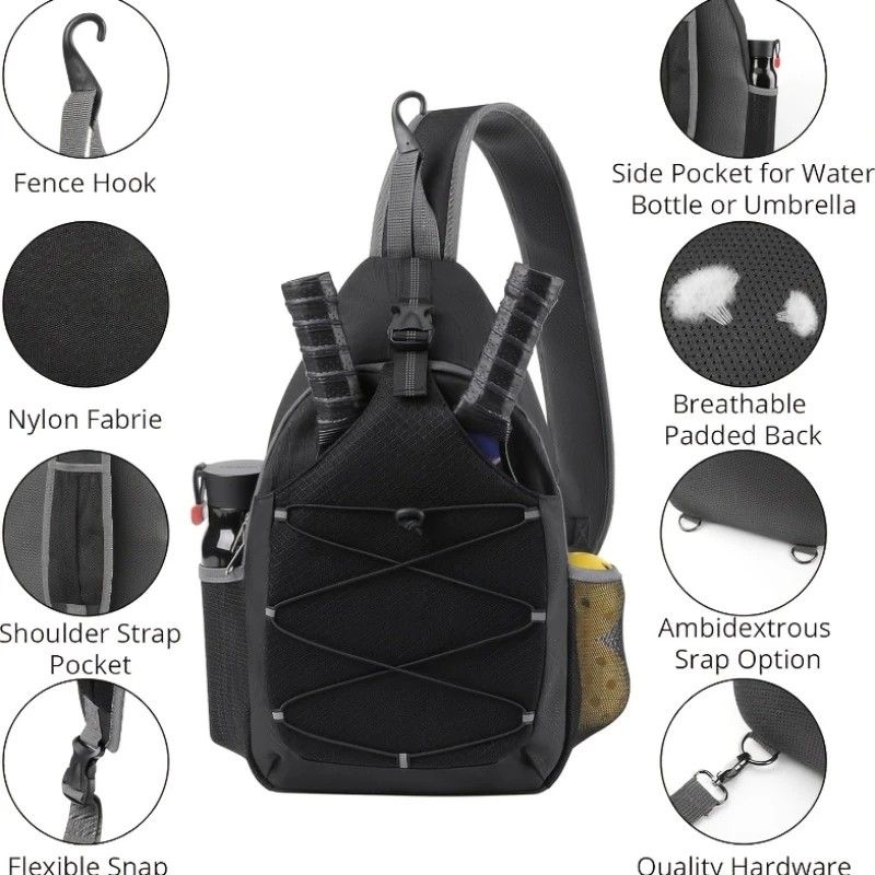 Features a dedicated paddle sleeve and a spacious main storage compartment for clothes, shoes, or gear.GREY V1232-PKGB002