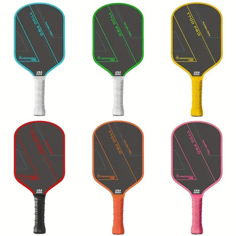 1PCS T700 PRO Carbon Fiber Pickleball Paddle: 8.0oz Lightweight Wide Body Control Paddle for Beginners & V1232-PKQP001