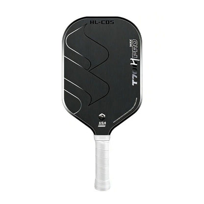 T700 Carbon Fiber Pickleball Paddle 16mm Core Lightweight Single Paddle with Polymer Honeycomb Core(Pink blue) V1232-PKQPP004