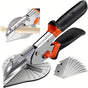 Multi-Angle Cutting Shear, Woodworking Precision Tool, 135-Degree Adjustable, Imported Steel, DIY & Trim V1232-QDJ001