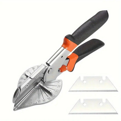 Multi-Angle Cutting Shear, Woodworking Precision Tool, 135-Degree Adjustable, Imported Steel, DIY & Trim V1232-QDJ001