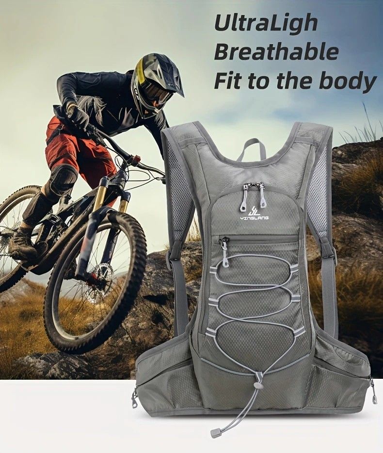 Lightweight Trail Running Hydration Backpack, Cycling Hiking Mountaineering Backpack, Night-Reflective V1232-QLXBB002