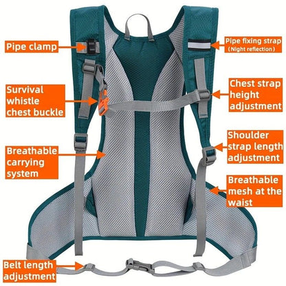 Lightweight Trail Running Hydration Backpack, Cycling Hiking Mountaineering Backpack, Night-Reflective V1232-QLXBB005