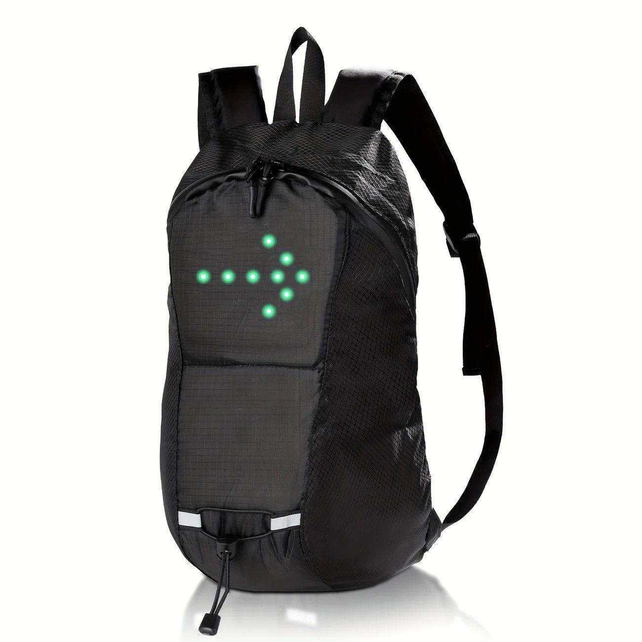15L Backpack with USB Charging & Smart LED Turn Signals, Waterproof Cycling Commuter Daypack, Lightweight V1232-QXSJB001