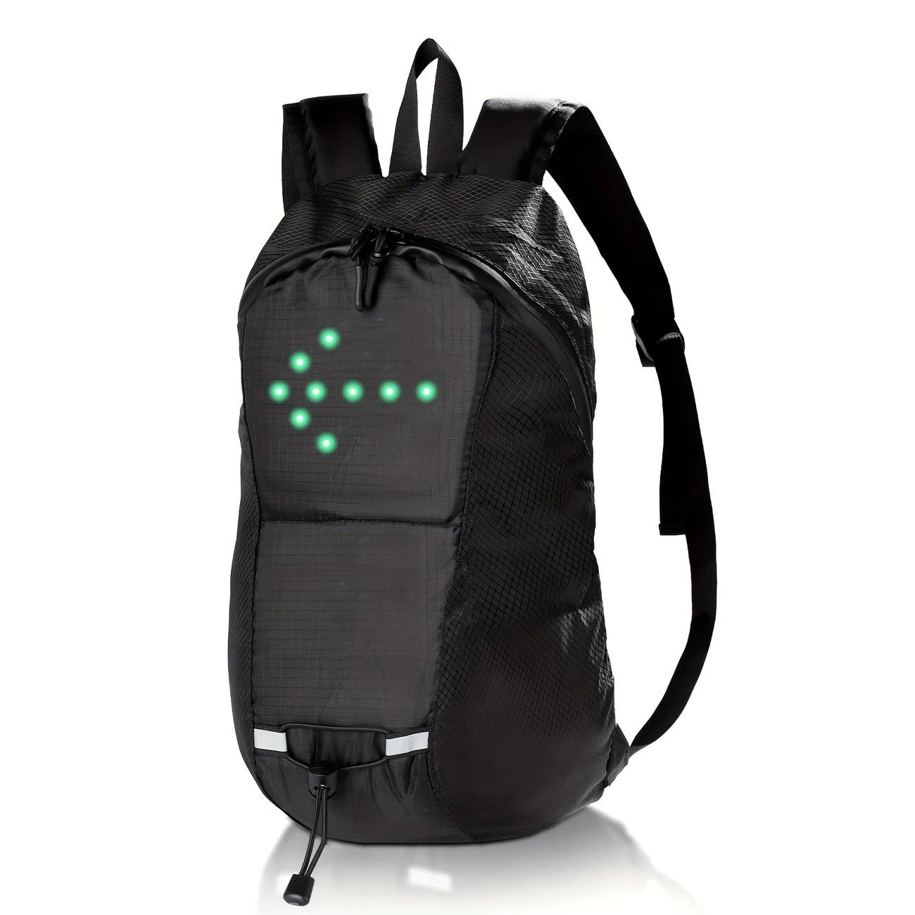 15L Backpack with USB Charging & Smart LED Turn Signals, Waterproof Cycling Commuter Daypack, Lightweight V1232-QXSJB001