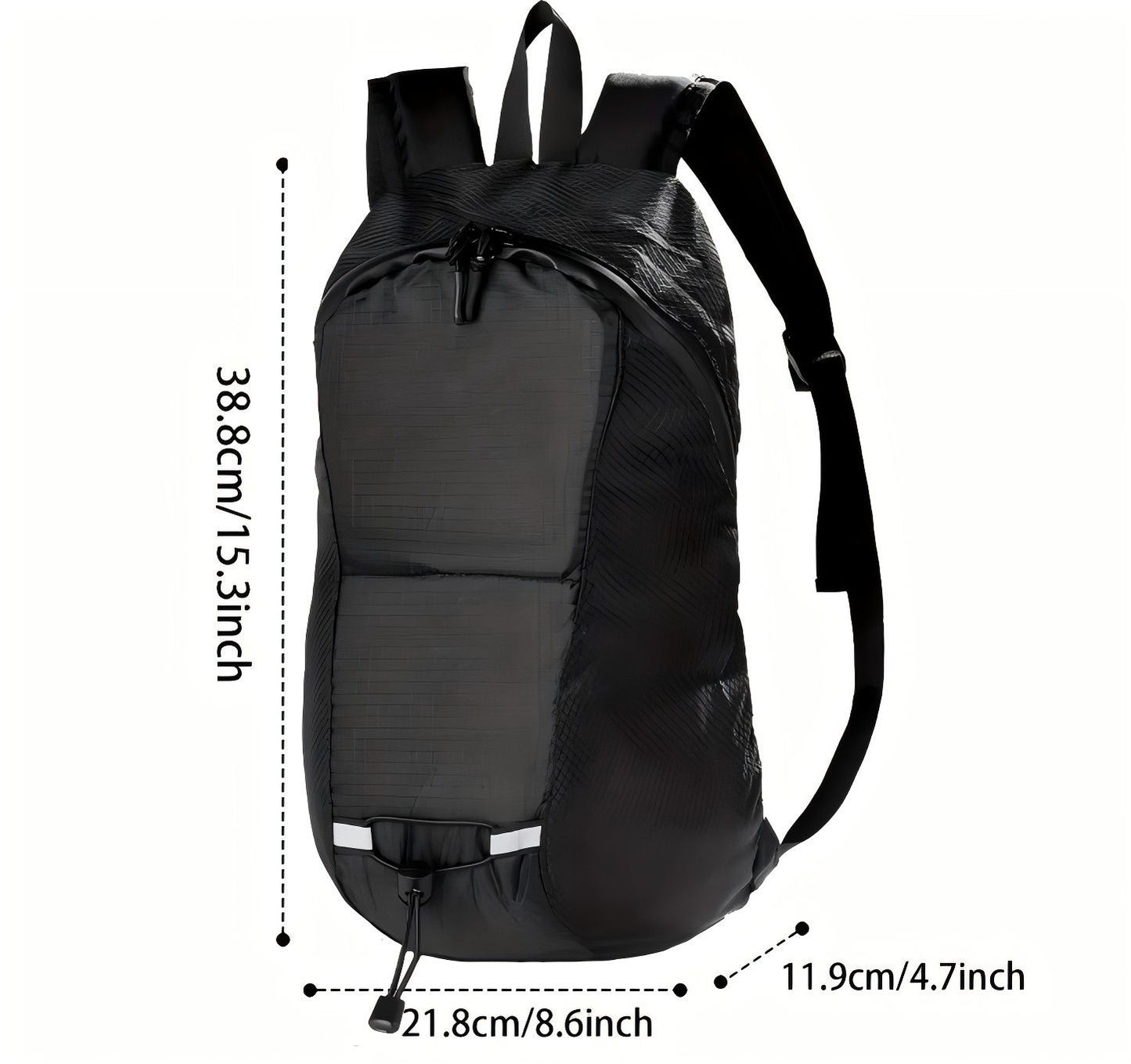 15L Backpack with USB Charging & Smart LED Turn Signals, Waterproof Cycling Commuter Daypack, Lightweight V1232-QXSJB001