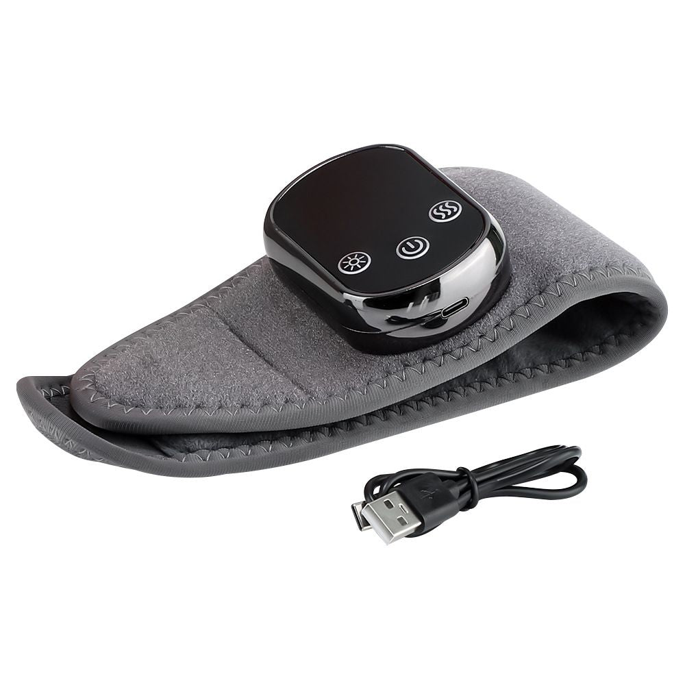 Electric Wrist Heating Massager - Infrared Heat Therapy + Vibration Massage, Rechargeable & Temperature V1232-SBAMY002