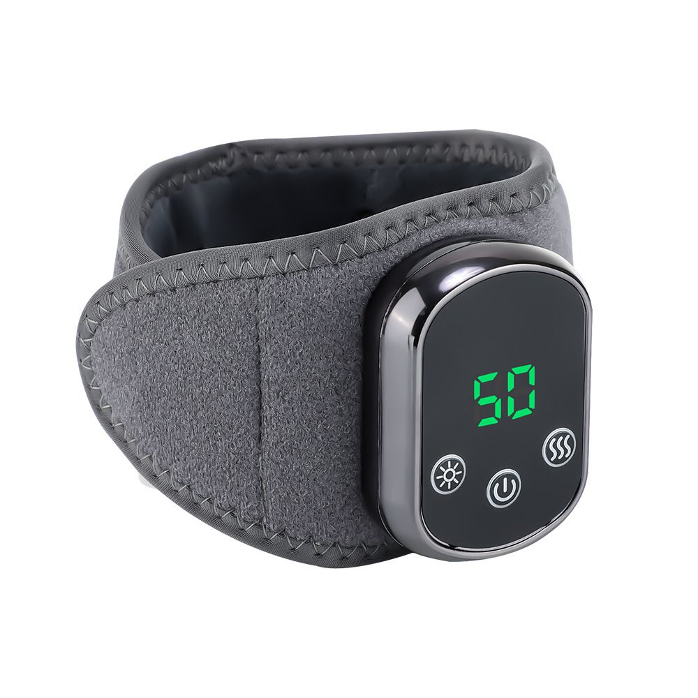 Electric Wrist Heating Massager - Infrared Heat Therapy + Vibration Massage, Rechargeable & Temperature V1232-SBAMY002