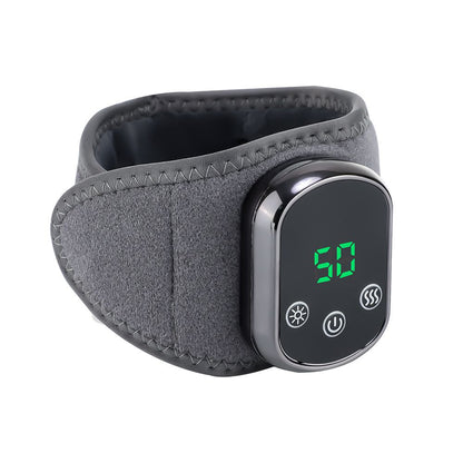 Electric Wrist Heating Massager - Infrared Heat Therapy + Vibration Massage, Rechargeable & Temperature V1232-SBAMY002