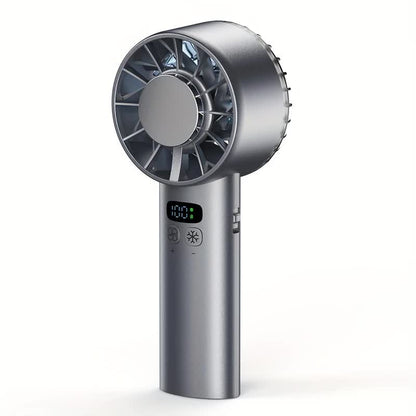 White Hurricane Ice-Bag High-Speed Fan|100-Speed Adjustable, Second-Level Cooling, Lightweight and Portable V1232-SCFS002