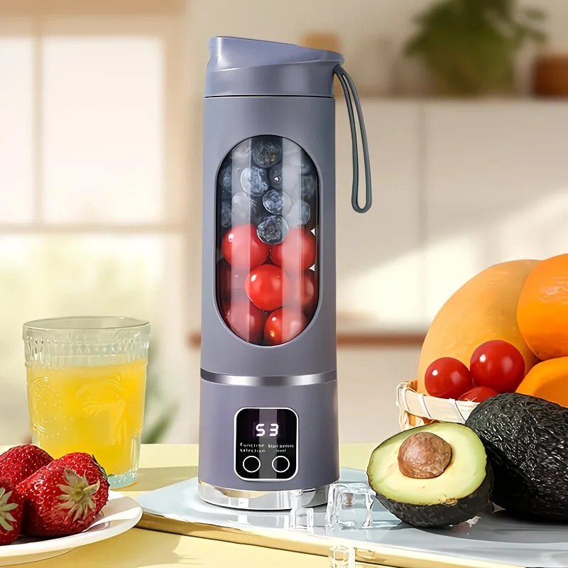 (Green)Portable USB Charging Blender & Juicer - Easy to Clean, Suitable for Fruit and Vegetable Drinks, V1232-SCGZJ002