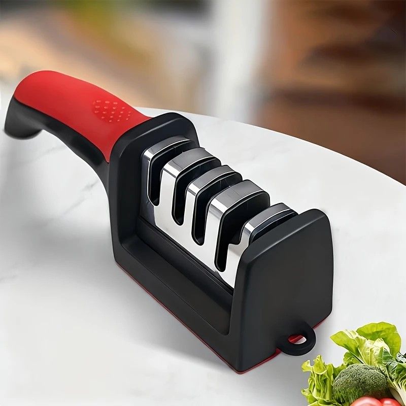 Four - stage Professional Knife Sharpener - High - precision Sharpening Stones (Diamond and Ceramic V1232-SDSMD001