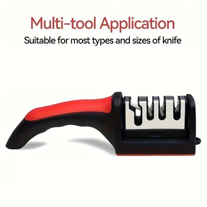 Four - stage Professional Knife Sharpener - High - precision Sharpening Stones (Diamond and Ceramic V1232-SDSMD001