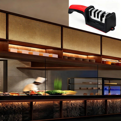 Four - stage Professional Knife Sharpener - High - precision Sharpening Stones (Diamond and Ceramic V1232-SDSMD001
