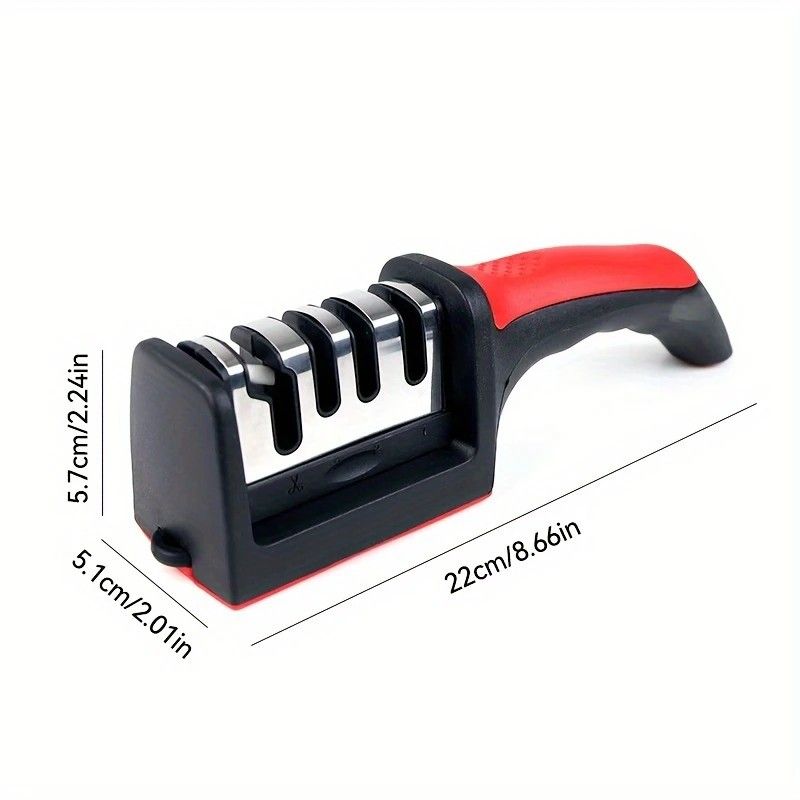Four - stage Professional Knife Sharpener - High - precision Sharpening Stones (Diamond and Ceramic V1232-SDSMD001