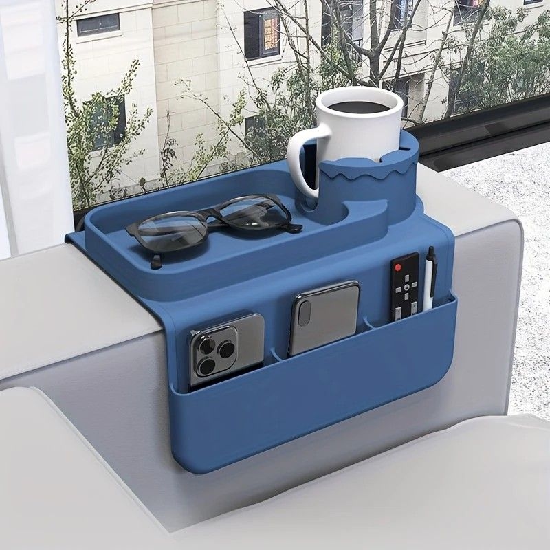 Sofa Cup Holder for Home & Dorm, Armrest Tray Multifunctional Creative Cup Rack, Perfect Thoughtful Holiday V1232-SFFSD002