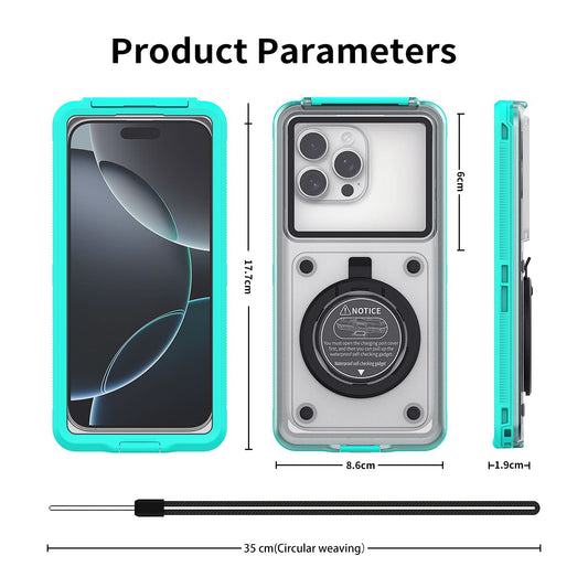 Newly Upgraded IPX8 Diving Phone Case, 15m Waterproof, 6.9-inch Universal, Surfing Swimming Underwater V1232-SJBHT002