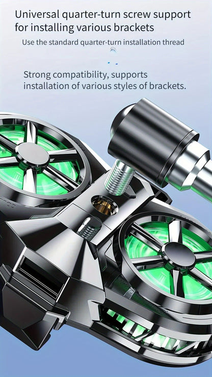 Semiconductor Cooling Fan Back Clip, Instant 3-Second Cooling, Large Area Heat Dissipation, Compatible with V1232-SJSRQ001