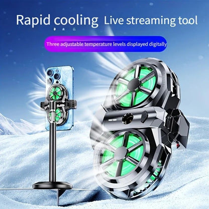 Semiconductor Cooling Fan Back Clip, Instant 3-Second Cooling, Large Area Heat Dissipation, Compatible with V1232-SJSRQ002