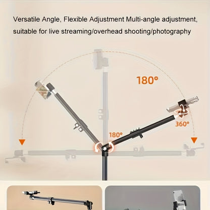 **Multi-Angle Flexible Shooting Stand: Your All-in-One Portable Assistant for Stable HD Live Streaming and V1232-SJZJ001