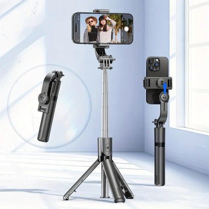 Upgraded Clamp Selfie Stick Tripod: Bluetooth Remote Control, Portable Detachable Design, One Rod, Multiple V1232-SJZPG003