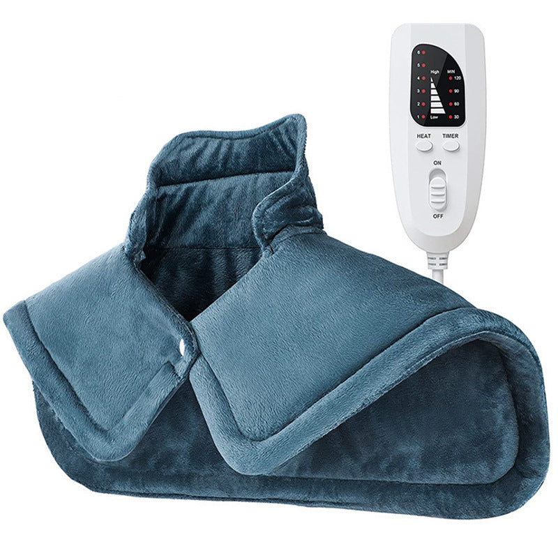 Silver gray This multifunctional electric heating pad: 6 temperature levels, 4 timer settings, magnetic V1232-SMXJST002