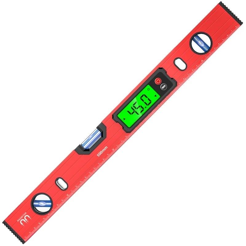 300mm Digital Level with Backlit LCD Display, Strong Magnetic Base, and Heavy-Duty Aluminum Alloy Material V1232-SPCLY003