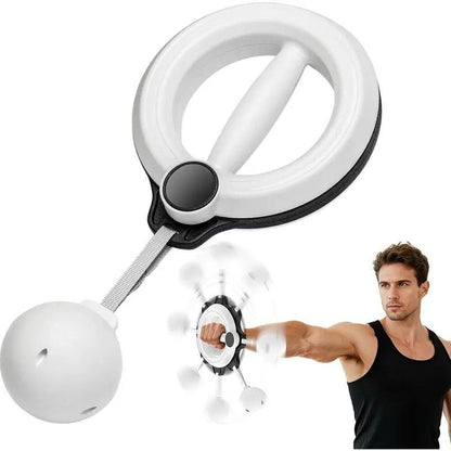 Unisex 360 degrees Hand Rotation Forearm Trainer Arm Shoulder Chest Workout Home Gym Equipmen V1232-SPXLQ001