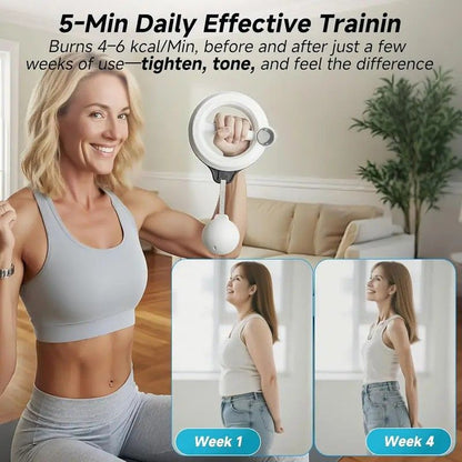 Unisex 360 degrees Hand Rotation Forearm Trainer Arm Shoulder Chest Workout Home Gym Equipmen V1232-SPXLQ001