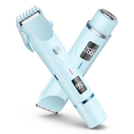 Women's Electric Dual Head Hair Remover - Double Ring Blade for Efficient Hair Removal, Fine Trimming Blade V1232-STTMQ002