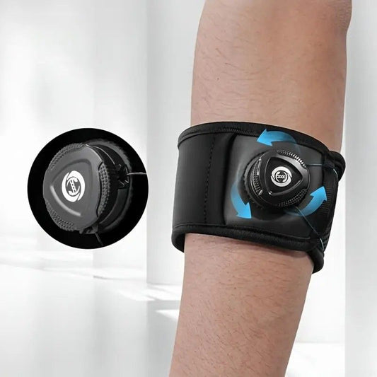 BOA Knob Elbow Brace | Adjustable Elastic Compression Support, Built-in Cushioning & Shock Absorption, V1232-TXYDHZ001
