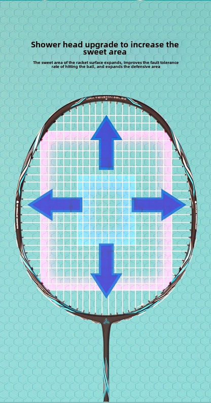 ESPER Explorer Fifth Generation Badminton Racket 58g 9U Full Carbon Fiber All-Around Fish Scale Shaft V1232-WDMYMAP001