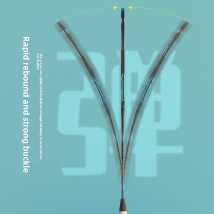 ESPER Explorer Fifth Generation Badminton Racket 58g 9U Full Carbon Fiber All-Around Fish Scale Shaft V1232-WDYMQP003