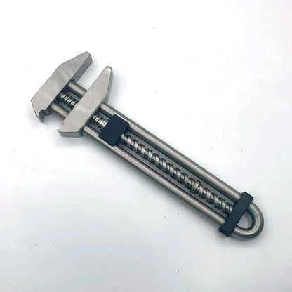 Multitool Adjustable Wrench - Portable Stainless Steel Multi-Function Wrench with Bottle Opener, Hammer & Box V1232-WNBS001