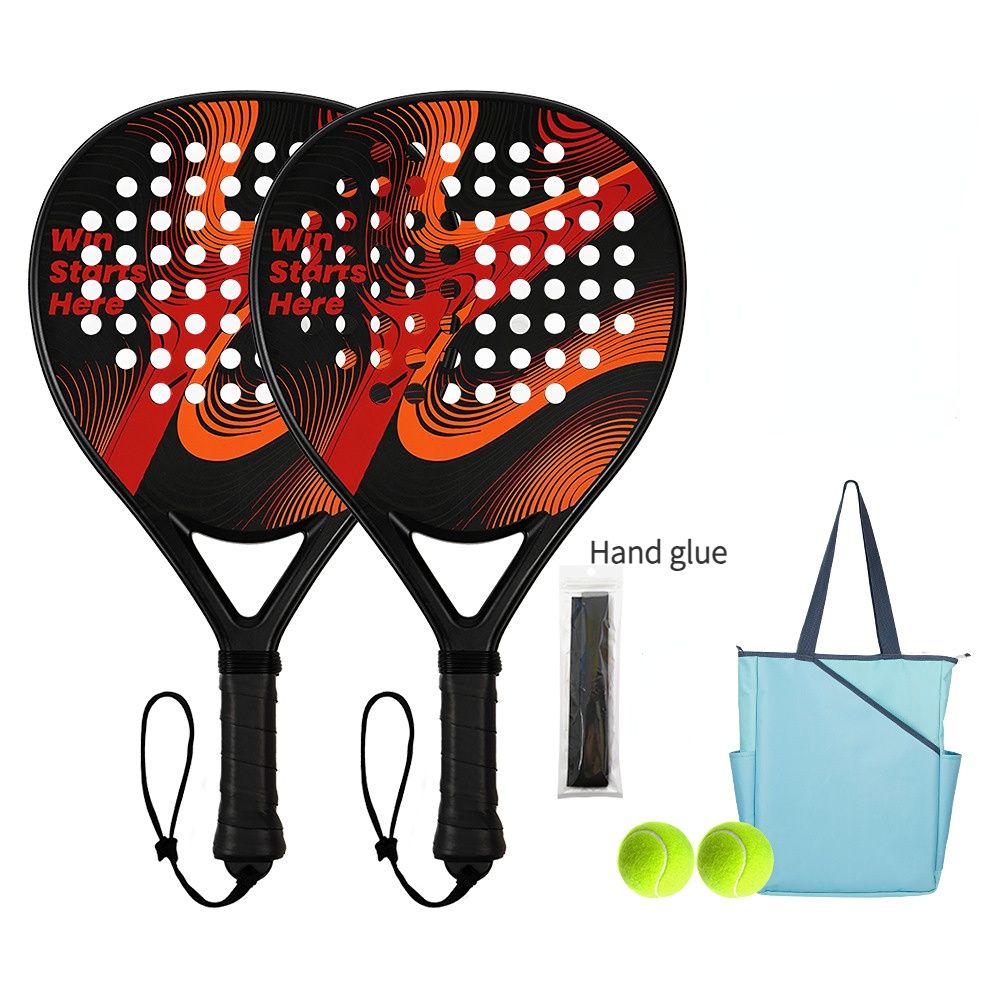 Padel Racket Carbon Fiber Lightweight Control EVA Core | Comfort Grip for Beginner & Intermediate V1232-WQP001