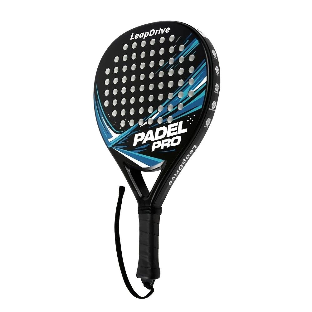 Padel Racket Carbon Fiber Lightweight Control EVA Core | Comfort Grip for Beginner & Intermediate V1232-WQP003