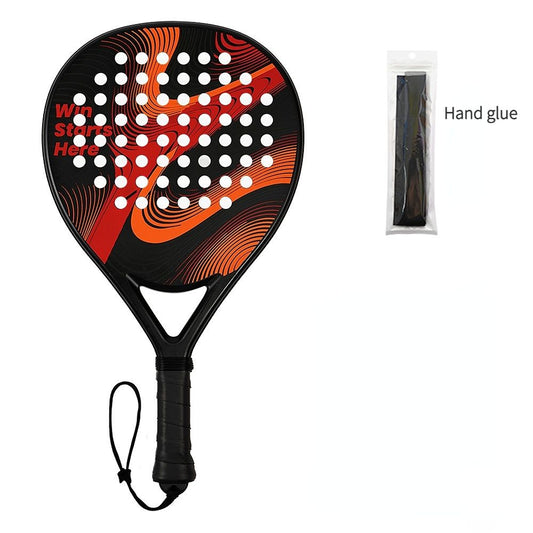 Padel Racket Carbon Fiber Lightweight Control EVA Core | Comfort Grip for Beginner & Intermediate V1232-WQP004