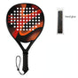 Padel Racket Carbon Fiber Lightweight Control EVA Core | Comfort Grip for Beginner & Intermediate V1232-WQP004