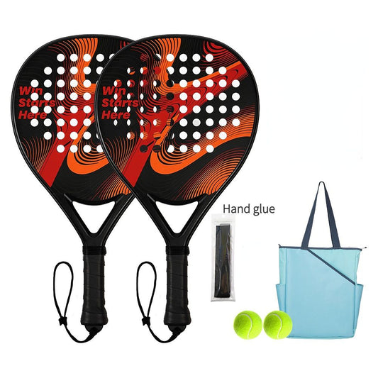 Padel Racket Carbon Fiber Lightweight Control EVA Core | Comfort Grip for Beginner & Intermediate V1232-WQP005