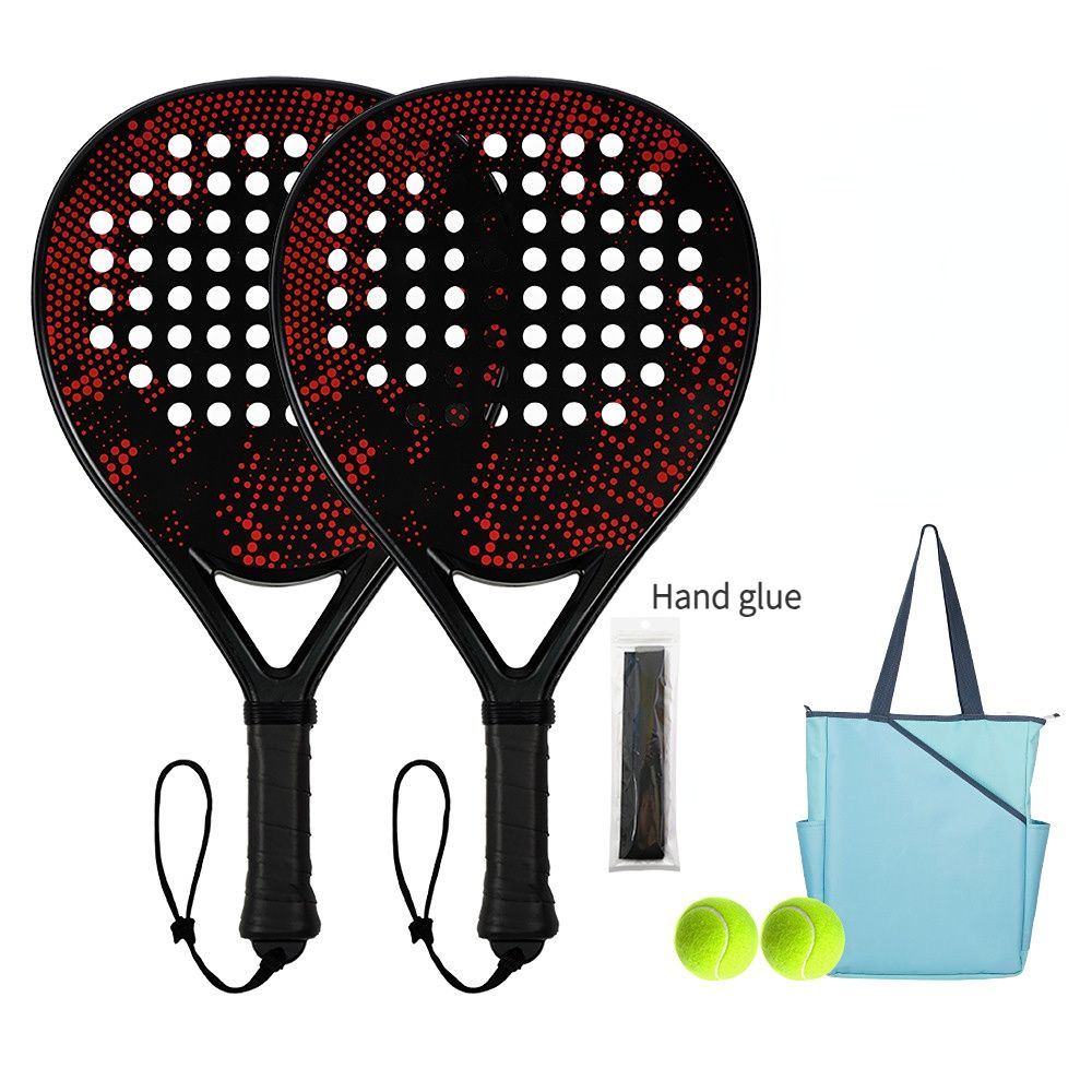 Padel Racket Carbon Fiber Lightweight Control EVA Core | Comfort Grip for Beginner & Intermediate V1232-WQP005
