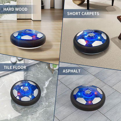 Floating Soccer Toy, Floating Rebound, LED Lights, Glides on Multiple Surfaces, Parent-Child Interaction, V1232-XFZQ001