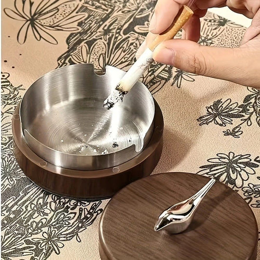 1 Light-Luxury Fashion Desktop Ashtray | Creative High-End Living Room Home Decor, Personalized Car Ashtray V1232-XNYHG003