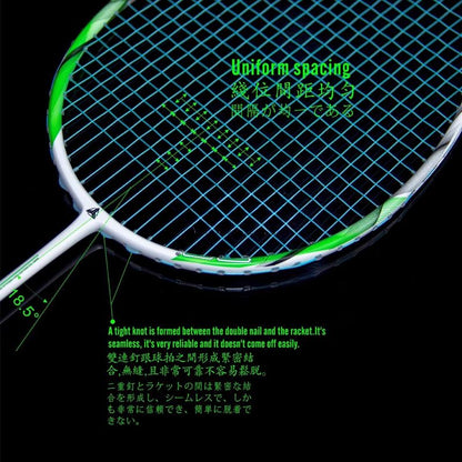 ESPER Explorer X-RACE 38S Badminton Racket 4U 84g Full Carbon Fiber Beginner G5 Aerodynamic Lightweight Racket V1232-XRACE38S001