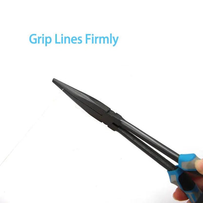 Multi-functional Fishing Pliers - Long Nose, Rust-proof & Anti-slip, Easy Hook Removal & Fish Control(Red V1232-YDWQ002