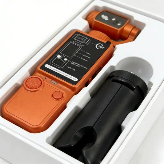 Full HD Handheld Action Camera with 16GB Memory, Portable Pocket Gimbal Camera for Outdoor Travel Vlogging, V1232-YDXJ003