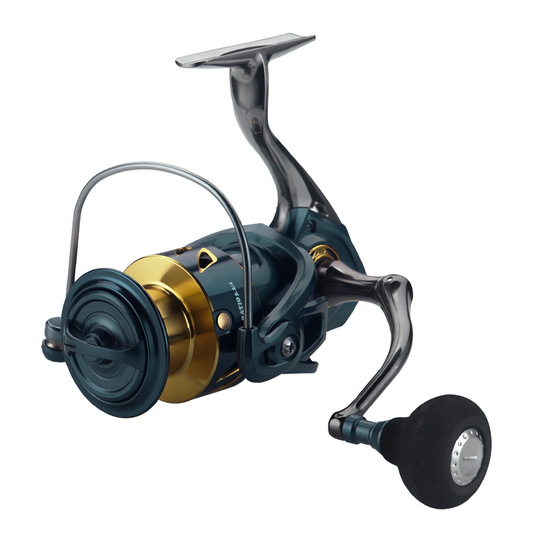 DEUKIO All-Purpose Spinning Reel, 15kg Max Drag + CNC Metal Handle, Zero-Gap Waterproof Design, Ultra-Stable V1232-YDYB001