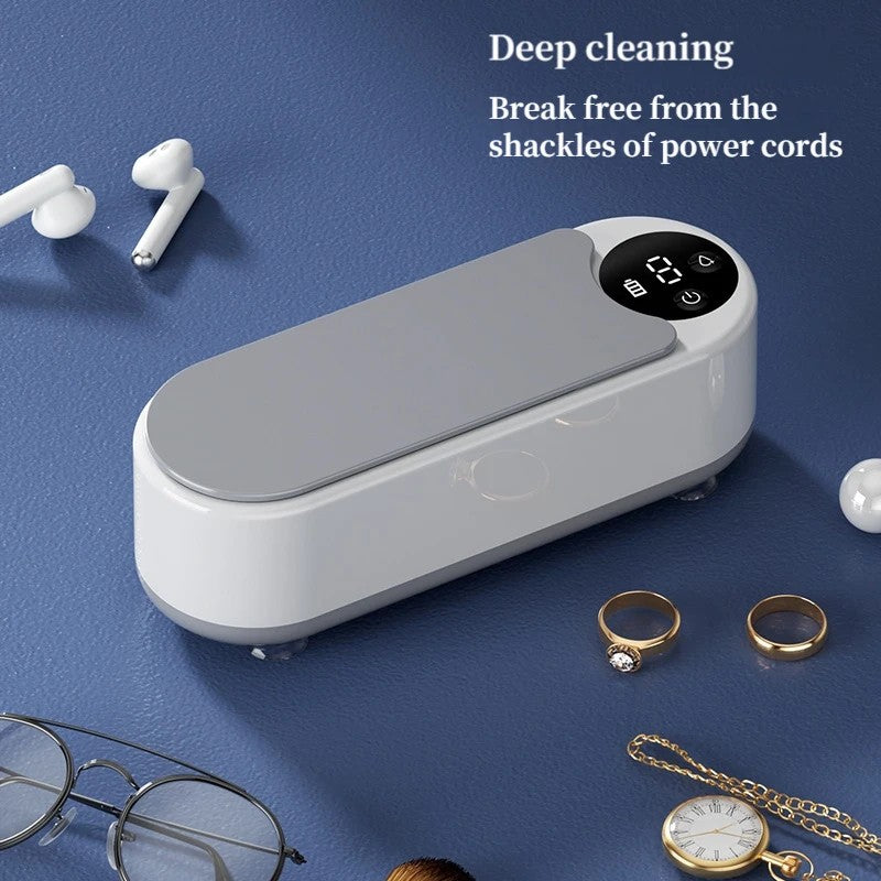Smart Ultrasonic Cleaner: Renew Your Glasses and Jewelry with 360 degrees Deep Cleaning V1232-YJQXJ001