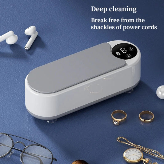 Smart Ultrasonic Cleaner: Renew Your Glasses and Jewelry with 360 degrees Deep Cleaning V1232-YJQXJ001