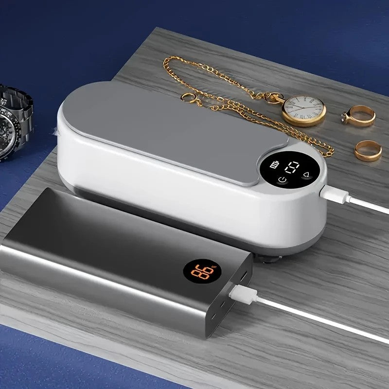 Smart Ultrasonic Cleaner: Renew Your Glasses and Jewelry with 360 degrees Deep Cleaning V1232-YJQXJ001