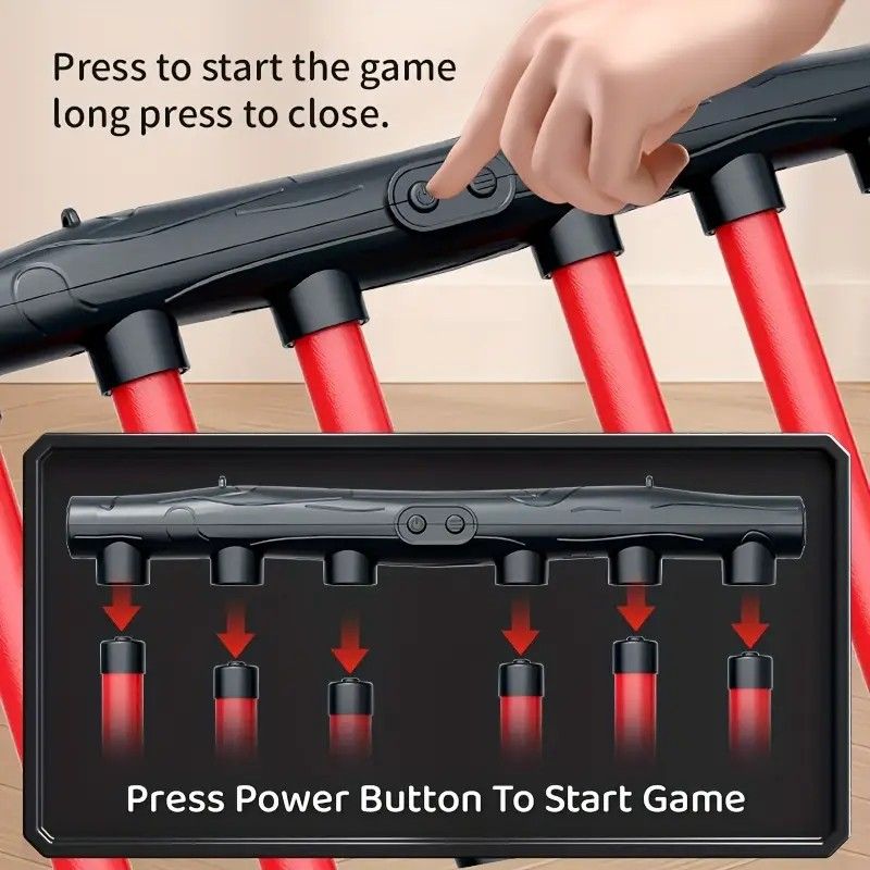 Smart Reaction Challenge Stick: Family Interactive Reflex Training Toy, Three Speed Adjustable, Hand-Eye V1232-YJSKZPJ001